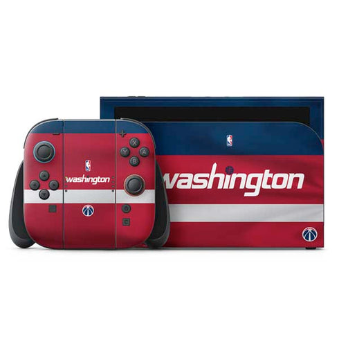 NBA Washington Wizards Jersey Nintendo Switch 2 (2025) with Joy-Con Skin